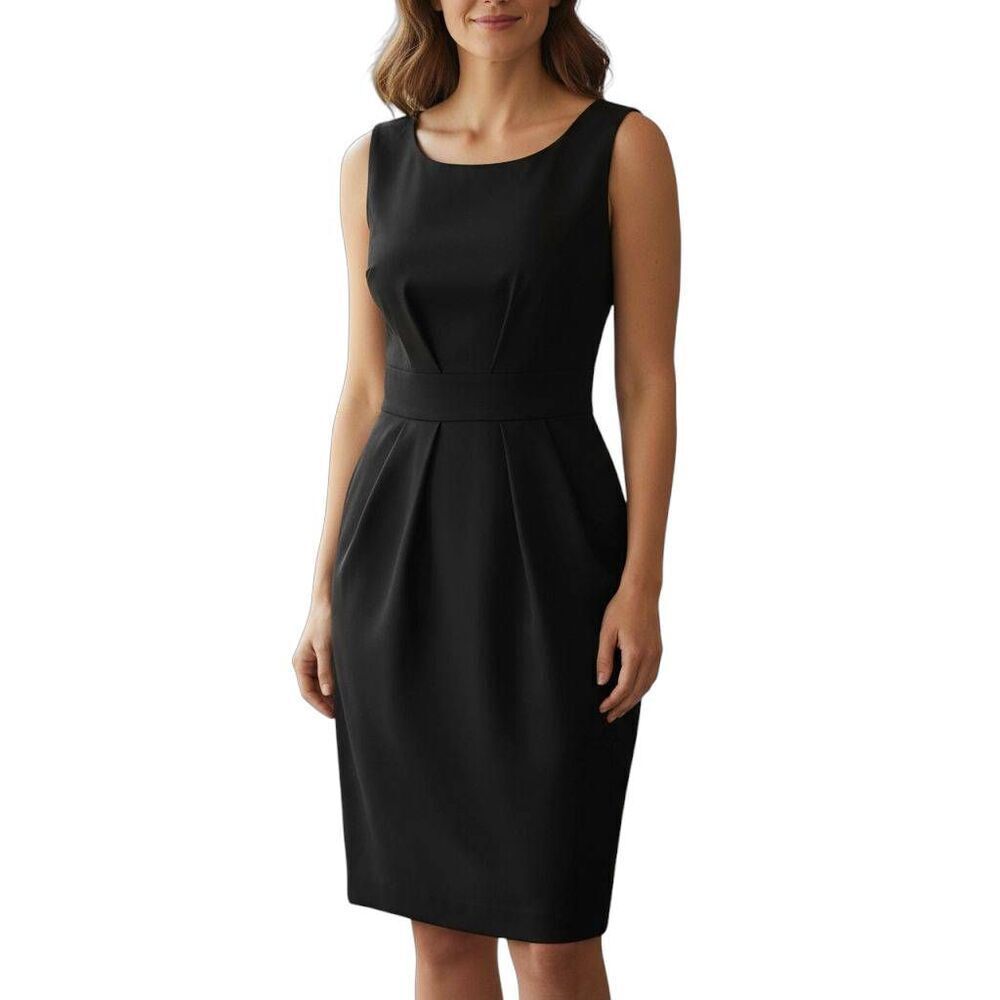 JOEI & I BLACK DRESS SZ.4 EUC.